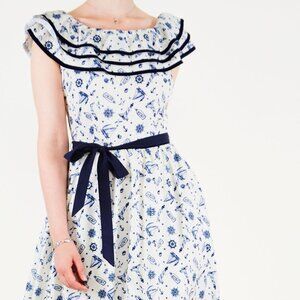 Voodoo Vixen Nautical Retro Vintage Repro Dress